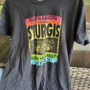 Sturgis Motorcycle Rally Commemorative T-Shirt XL Free Shipping